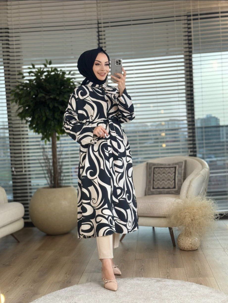 Önü Düğmeli Tunik